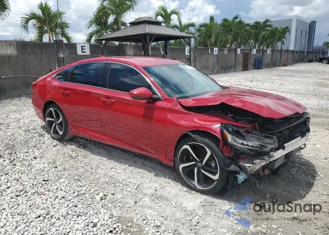 2020 Honda Accord Sport из США, поврежденный, VIN 1HGCV1F39LA143616